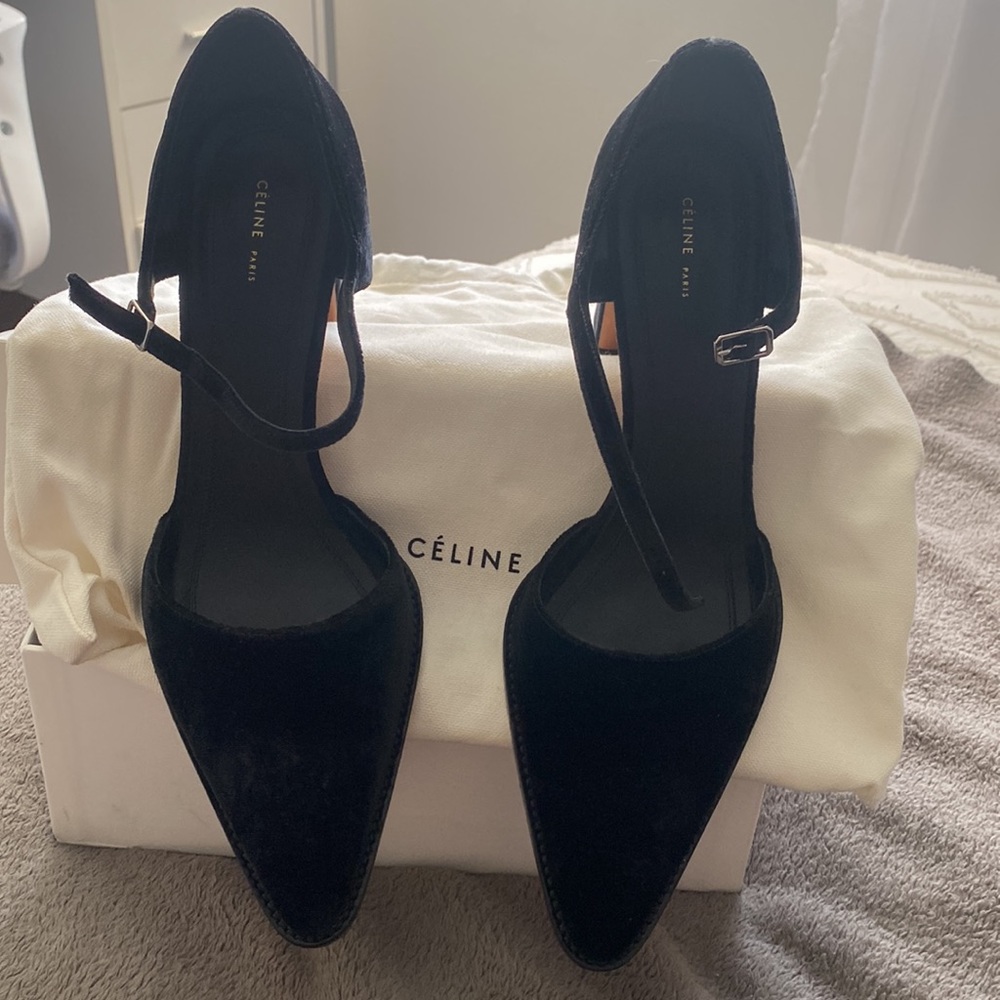 Celine velvet pumps size 41 - Picture 7 of 9
